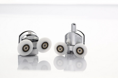 картинка Душевой уголок Black&White Stellar Wind S102 100х100 1021010 профиль Серебристый хром стекло прозрачное от магазина Сантехстрой