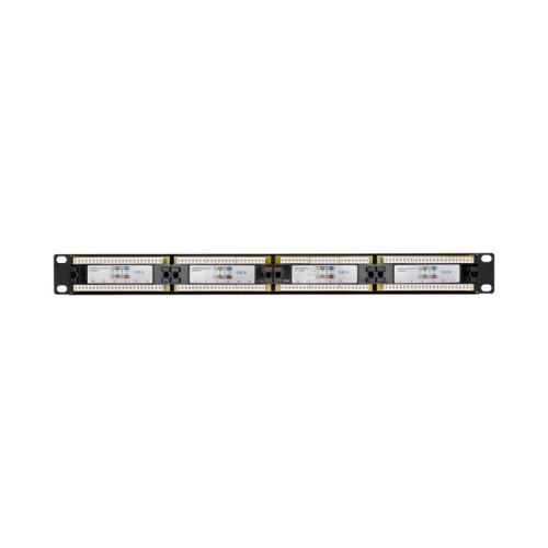 картинка Панель коммутационная 19" PRO,  1U,  24 порта, UTP,  RJ-45, CAT 6 REXANT от магазина Сантехстрой