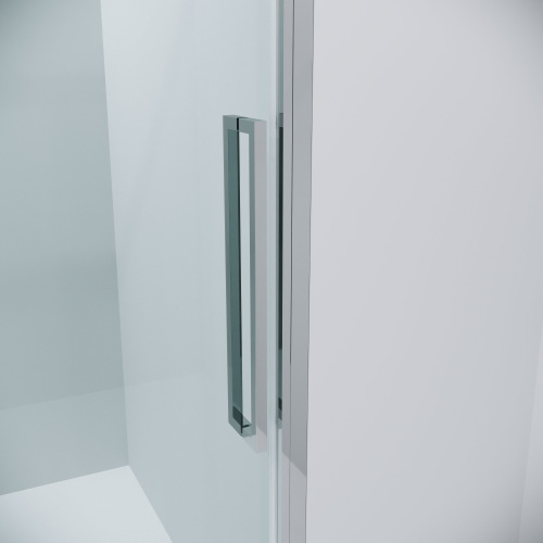 картинка Душевая перегородка 200.K33.02.90.10.00 Cosmo (90*195) хром, стекло прозрачное, 1 место от магазина Сантехстрой