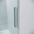картинка Душевая перегородка 200.K33.02.90.10.00 Cosmo (90*195) хром, стекло прозрачное, 1 место от магазина Сантехстрой