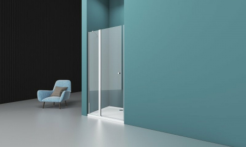 картинка Душевая дверь BelBagno Etna 90 ETNA-B-12-60/30-C-Cr профиль Хром стекло прозрачное от магазина Сантехстрой
