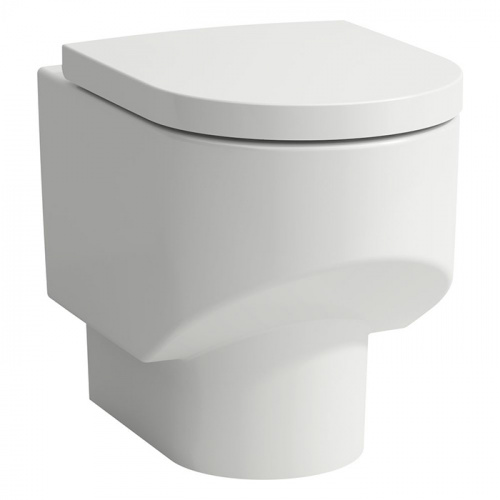 картинка Laufen SONAR унитаз напольный 530x370x430 мм, безободковый смыв Rimless, выпускгоризонтальный/вертикальный, белый матовый от магазина Сантехстрой
