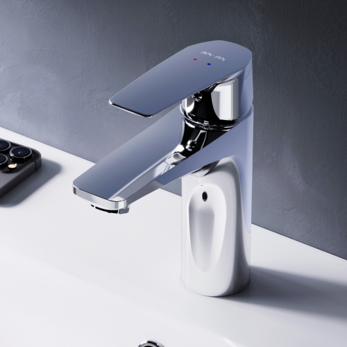 картинка F90A02100 Gem, смеситель для умывальника, хром, шт. от магазина Сантехстрой