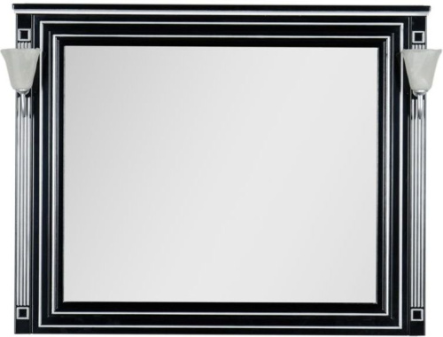 картинка Зеркало Aquanet Паола 120 черный/серебро от магазина Сантехстрой