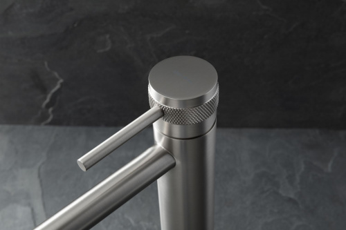 картинка Смеситель для раковины Allen Brau Priority 5.31A02-BN никель браш от магазина Сантехстрой