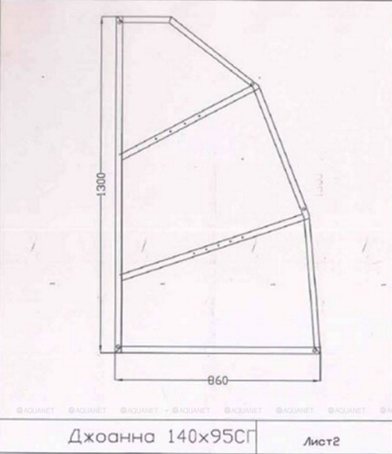 картинка Рама для ванны Cersanit JOANNA 140 (K-RW-JOANNA*140n) от магазина Сантехстрой