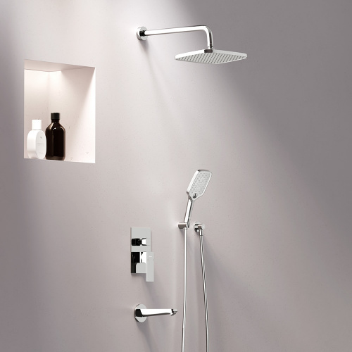 картинка 953510000 Gala встраиваемая душевая система со смесителем и изливом, хром от магазина Сантехстрой