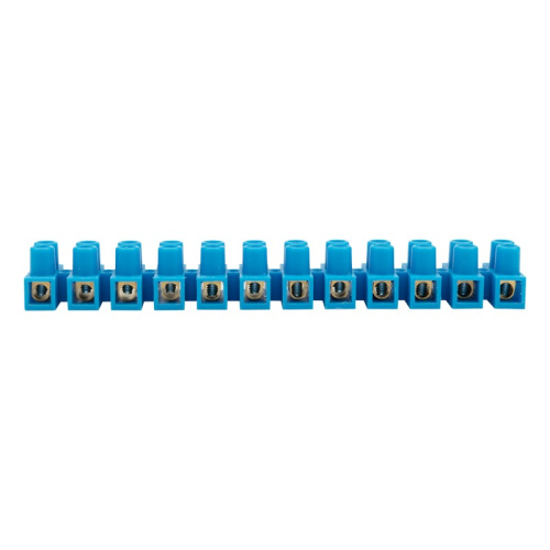 картинка Клеммная винтовая колодка KВ-14 6-14, ток 20 A,  полипропилен синий REXANT (10 шт. /уп. ) от магазина Сантехстрой