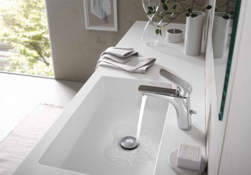 картинка Смеситель для раковины Kludi 410230575 Хром от магазина Сантехстрой