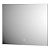 картинка Зеркало с фацетом и LED-подсветкой настенное GLOW DEFESTO 60x50 см, DF 2513SH от магазина Сантехстрой