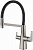 картинка смеситель для кухни zorg sh 818-6 satin хром