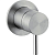картинка CISAL Xion Встраиваемый однорычажный смеситель для душа,внешняя и внутренняя части в комплекте, цвет нержавеющая сталь от магазина Сантехстрой