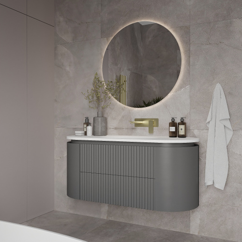 картинка Смеситель для раковины скрытого монтажа Oliveeka OL-869003-BG, золотой матовый от магазина Сантехстрой