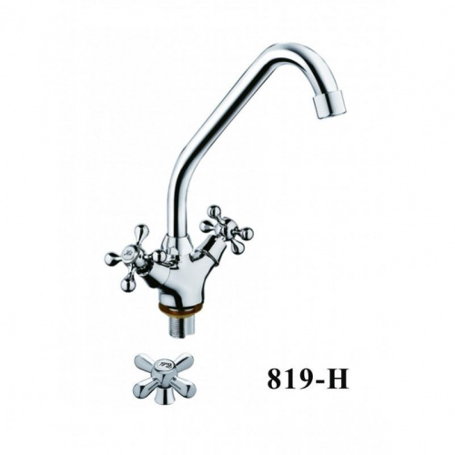 картинка Смеситель для кухни D-Lin D153819-H, хром от магазина Сантехстрой