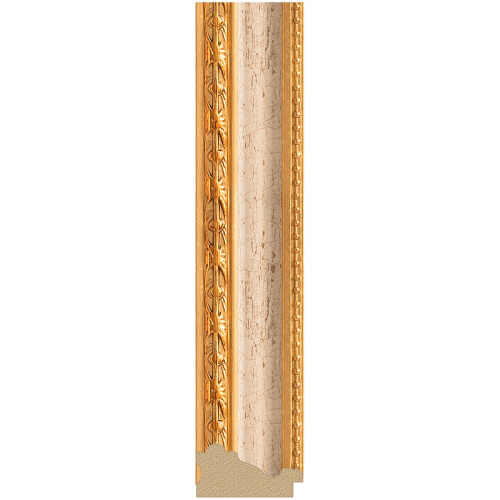 картинка Зеркало Evoform Definite 145х55 BY 3109 в багетной раме - Версаль кракелюр 64 мм от магазина Сантехстрой