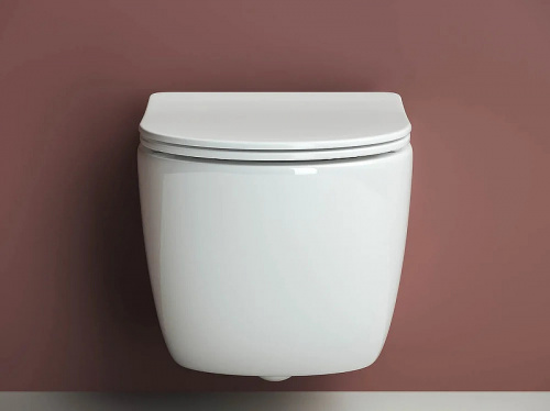 картинка Комплект унитаза с инсталляцией Ceramica Nova Forma CN3009_1001M_1000 с сиденьем Микролифт и клавишей смыва Хром матовый от магазина Сантехстрой