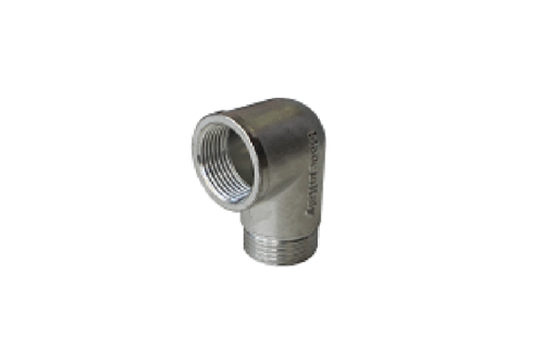 картинка Угольник, 90°, НВ, 1 1/4", 1 1/4", TIN латунь от магазина Сантехстрой