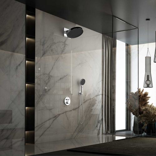 картинка Душевой комплект Inspire VSFW-3I22MT3CH встраиваемый, термостатический, двухрежимный, хром от магазина Сантехстрой