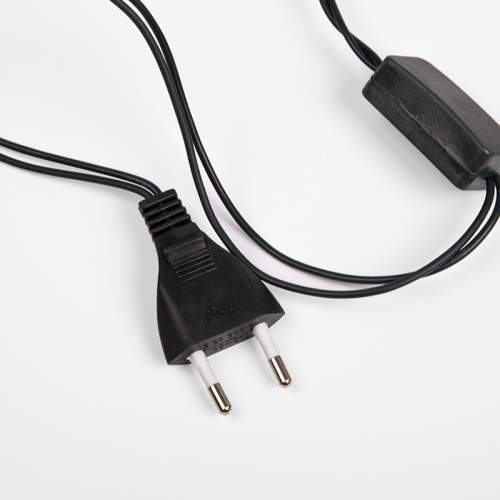 картинка Гирлянда Свечи 4м,  темно-зеленый ПВХ,  20 LED ТЕПЛЫЙ БЕЛЫЙ от магазина Сантехстрой