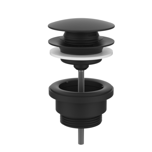 картинка Донный клапан, Gessi, для раковин, тип-автоматический "Stop&Go", 1 1/4", форма крышки-круглая, диаметр крышки, мм-66, материал крышки-металл, цвет-Black XL от магазина Сантехстрой