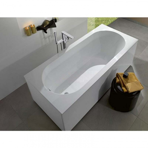 картинка Villeroy&Boch Oberon Ванна прямоугольная 1600*750*450, с комплектом ножек, цвет белый (БЕЗ СЛИВА-ПЕРЕЛИВА) от магазина Сантехстрой