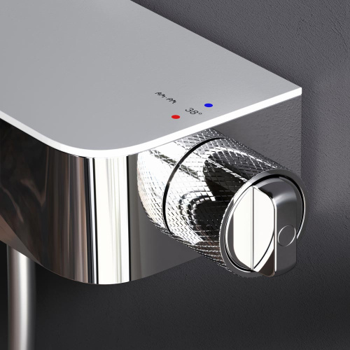 картинка F078F300 Func, душ.сис-ма: см-ль-полка д/ванны/душа с ТМС, душ.штанга, верхн. душ квадр., ручн.душ, от магазина Сантехстрой