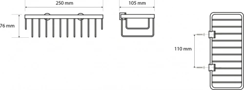 картинка Полка корзина Bemeta Cytro 146208172 Хром от магазина Сантехстрой
