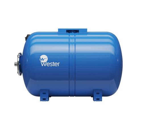 картинка Мембранный бак для водоснабжения горизонтальный Wester WAO 80 от магазина Сантехстрой