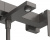 фото смеситель для ванны cezares slider slider-vd-gm оружейная сталь