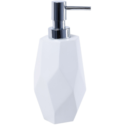 картинка Дозатор жидкого мыла Fixsen Flat FX-290-1 Белый от магазина Сантехстрой