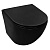 картинка Унитаз подвесной Azario Grado 370х490х360 безободковый, слив "Скрытое Торнадо", с быстросъемным сидением микролифт, черный матовый (AZ-0046-UQ3-MB) от магазина Сантехстрой