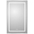 картинка Зеркало BelBagno Kraft 50 SPC-KRAFT-500-800-LED-TCH-WARM с подсветкой Сатин с сенсорным выключателем и подогревом от магазина Сантехстрой