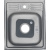 картинка Мойка R5050H MELANA ProfLine 3,0/200 САТИН врезная квадратная в комплекте с дозатором и коландером от магазина Сантехстрой