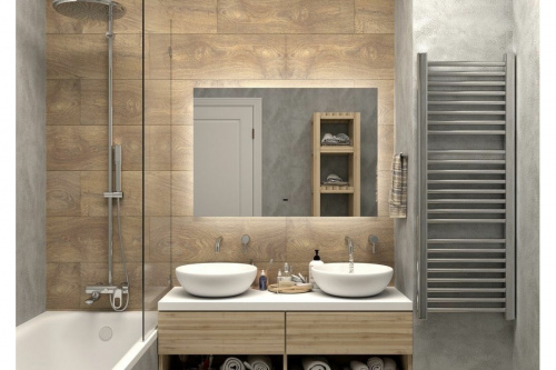 картинка Зеркало с подсветкой Art&Max Perugia 1000x800 AM-Per-1000-800-DS-F от магазина Сантехстрой