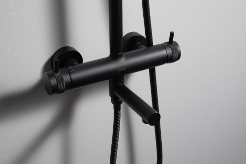 картинка Душевая стойка Allen Brau Priority 5.31A10-31 черный матовый от магазина Сантехстрой