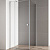картинка Душевой уголок Cezares Valvola АH-1 100x90 профиль Хром стекло прозрачное от магазина Сантехстрой