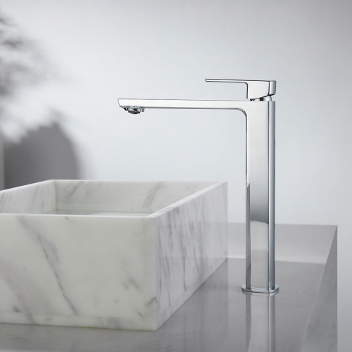 картинка Смеситель для накладной раковины Next VBF-1N2CH однорычажный, хром от магазина Сантехстрой