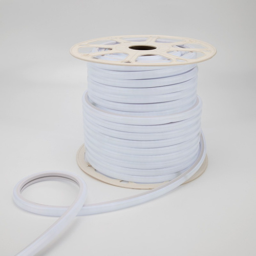 картинка Гибкий неон LED SMD,  форма – D,  16х16 мм,  белый,  144 LED/м,  бухта 50 м от магазина Сантехстрой