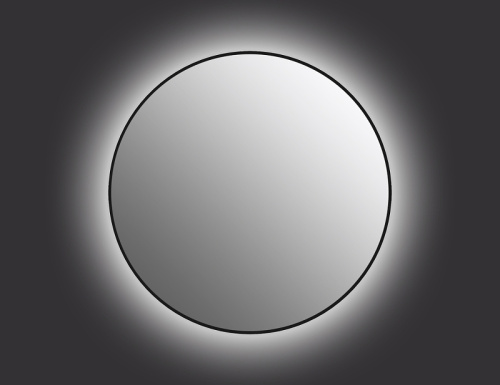 картинка Зеркало Cersanit Eclipse 90 64148 Черное от магазина Сантехстрой