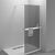 картинка Душевая перегородка Walk-In HR VSW-4HR900CG, 900*2000, хром, стекло тонированное от магазина Сантехстрой