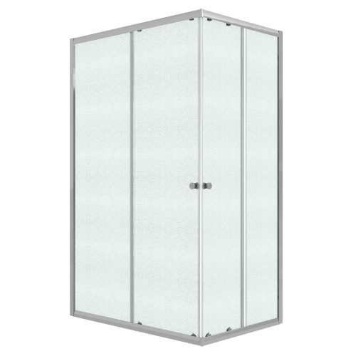 картинка Душевое ограждение Niagara Eco NG-1129-14QMT (120х90х190) прямоугольник,раздвижное,хром,стекло матовое,1 место от магазина Сантехстрой