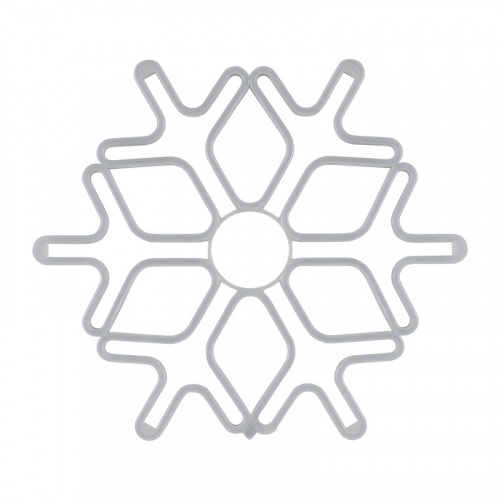 картинка Фигура Снежинка из гибкого неона,  60х60 см,  цвет свечения синий NEON-NIGHT от магазина Сантехстрой