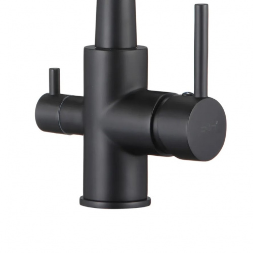 картинка Смеситель для кухни D-Lin D159315-4A, черный от магазина Сантехстрой