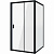 картинка Душевое ограждение Niagara Nova NG-82-12AB-A80B (120х80х195) прямоугольник,черный, дверь раздвижная,стекло прозрачное,2 места от магазина Сантехстрой