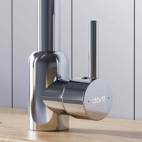 картинка D3007000 Logic кухонный смеситель поворотный, хром от магазина Сантехстрой