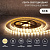 картинка Лента светодиодная 12В,  SMD5050, 14,4Вт/м,  60 LED/м,  2700К,  10мм,  3м,  для БП с клеммами,  IP65 LAMPER от магазина Сантехстрой