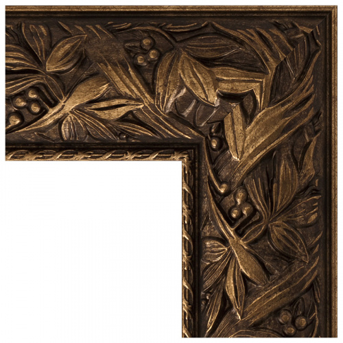 картинка Зеркало Evoform Exclusive-G 124х99 BY 4373 с гравировкой в багетной раме - Византия бронза 99 мм от магазина Сантехстрой