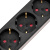 картинка Удлинитель STANDARD 5 гнезд,  1,5м,  3х1,0мм²,  с/з,  с выключателем,  2 USB,  черный REXANT от магазина Сантехстрой