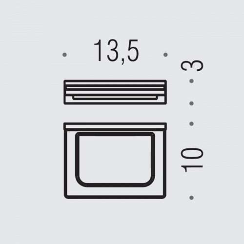 картинка Colombo Look Мыльница подвесная, цвет: PVD нержавеющая сталь/матовое стекло от магазина Сантехстрой