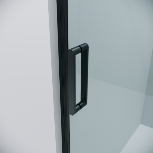 картинка Душевое ограждение Grossman Classic 100.K33.04.100.21.00-200.K33.04.90.21.00 (100х90х195) раздвижная,черный матовый,стекло прозрачное,2 места от магазина Сантехстрой